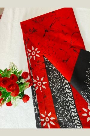 mc14 printed red mul mul cotton saree with blouse piece mc14 printed red mul mul cotton saree with blouse piece